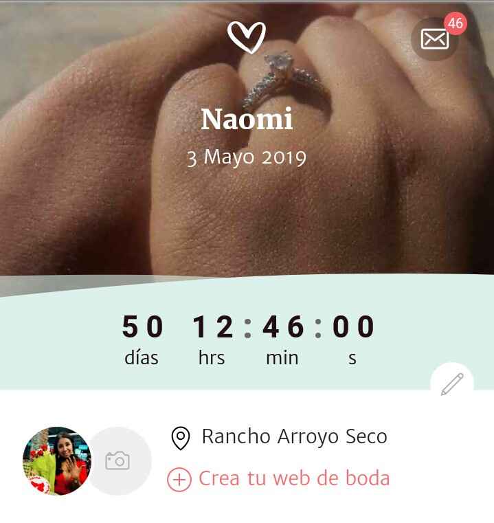 a un mes  e invitaciones listas ✔👰❤ - 2