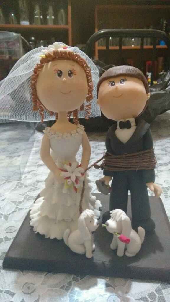 Cake topper para incluir a las mascotas - 1