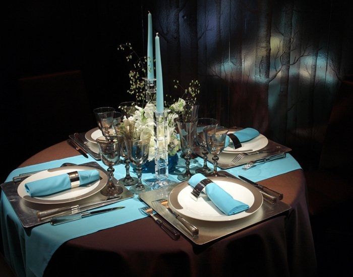 boda chocolate turquesa