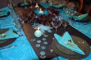 Boda turquesa-chocolate