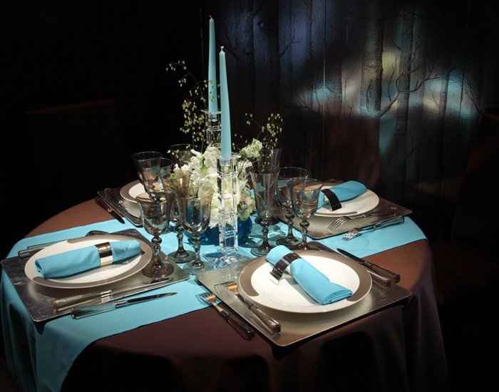 boda chocolate turquesa