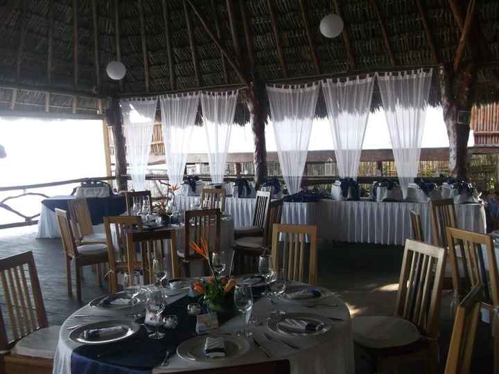palapa para la cena