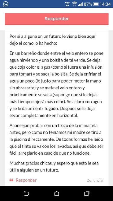 ¿Como teñir el velo? - 1