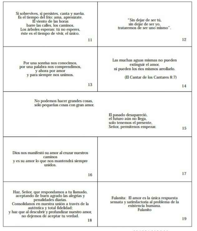 Pensamientos para invitaciones de boda - 3