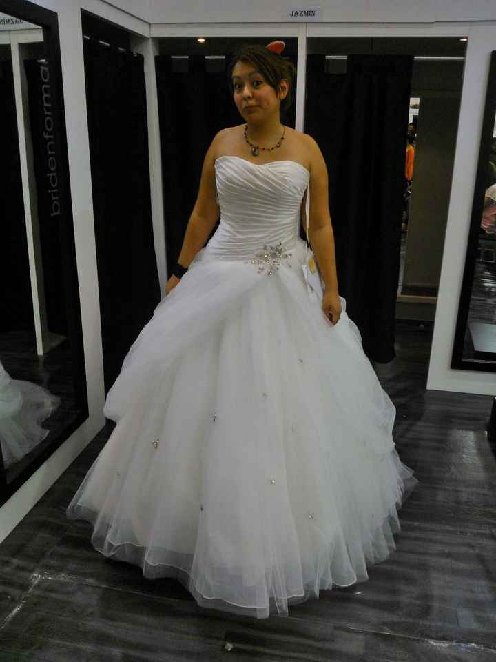 la prueba del vestido