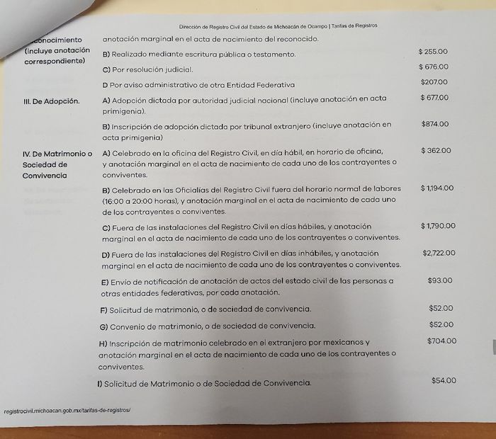 Costos de Boda Civil... Inflados por Funcionarios Corruptos!! - 1