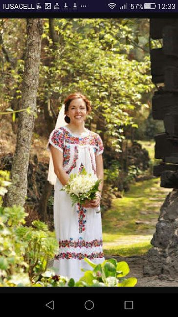Ideas de vestido para boda maya o prehispanica - 6
