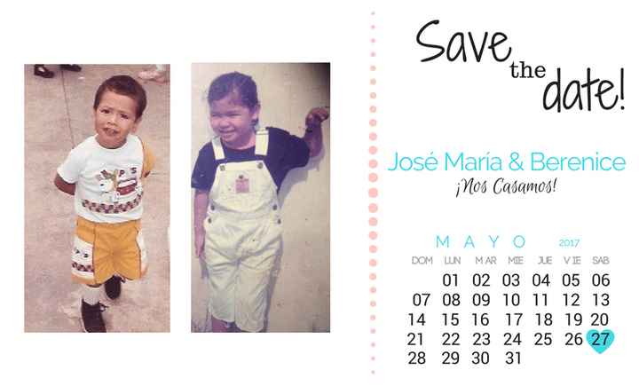 Listo mi "save the date"! suban el suyo!!!!! - 1