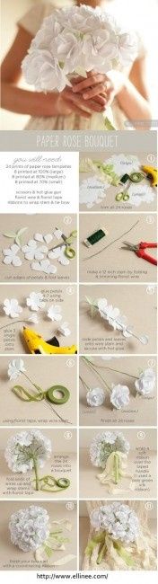 Ramos de novia de papel - 2