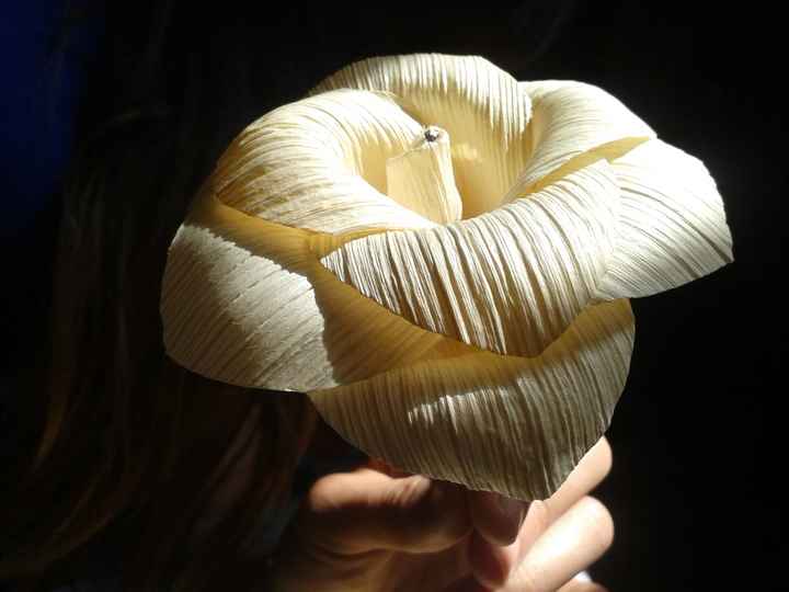 Una probadita de mi ajuar. (hecho en hojas de maiz) - 1