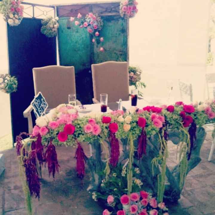 Mesa de novios - 1