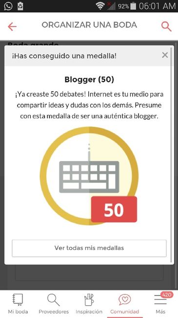 Medalla nueva, por fin ! - 1