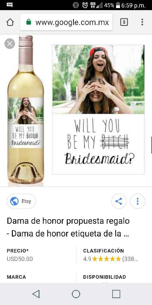 Ayudaaa!! Ideas para pedir que sean mis damas - 1