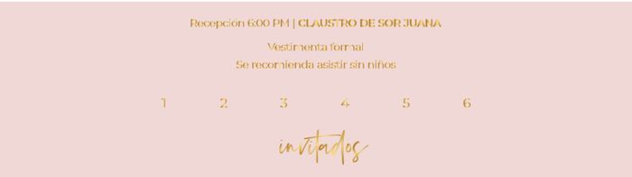 Invitaciones sin niños. - 1