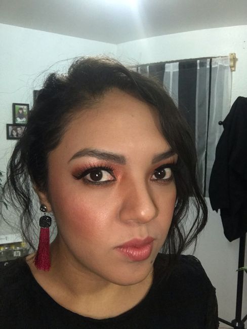 Mi prueba de maquillaje!!! a horas de la boda 3