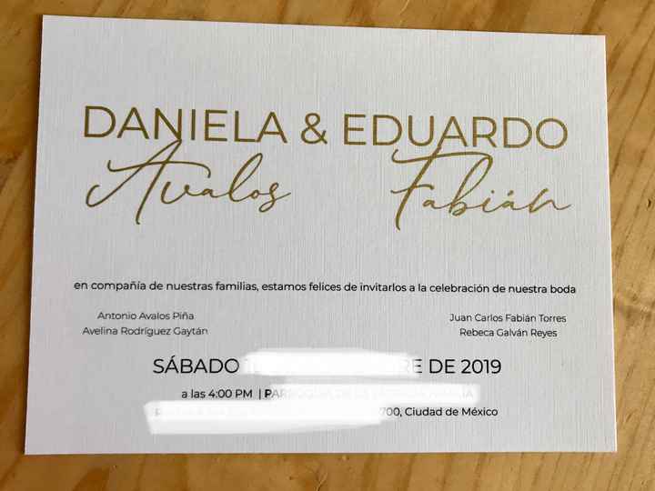 Feliz de tener mis hermosas invitaciones! ✉️✉️ - 1