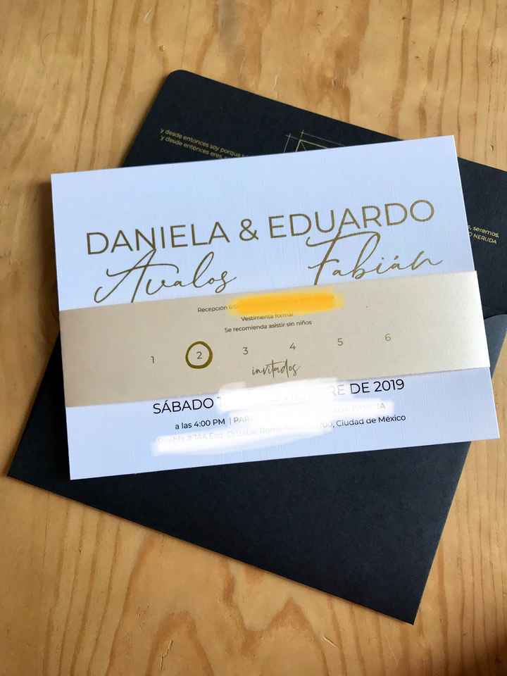 Feliz de tener mis hermosas invitaciones! ✉️✉️ - 2