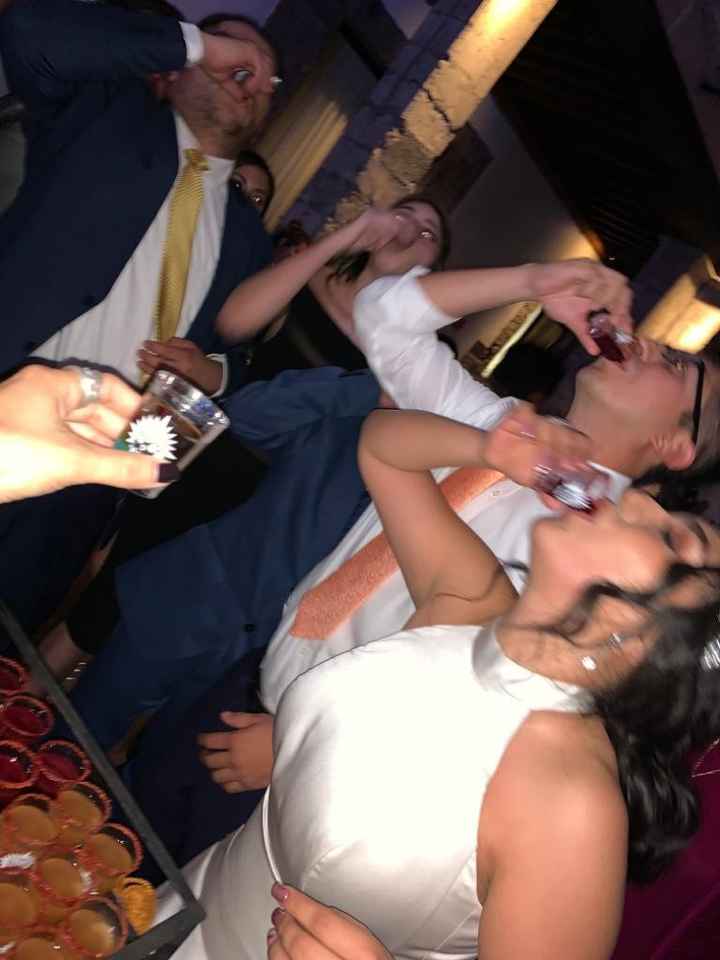 en los shots!