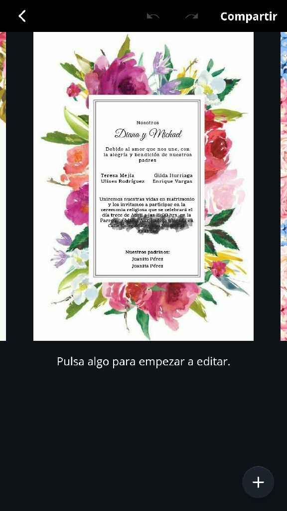 Plantillas para invitaciones - 1