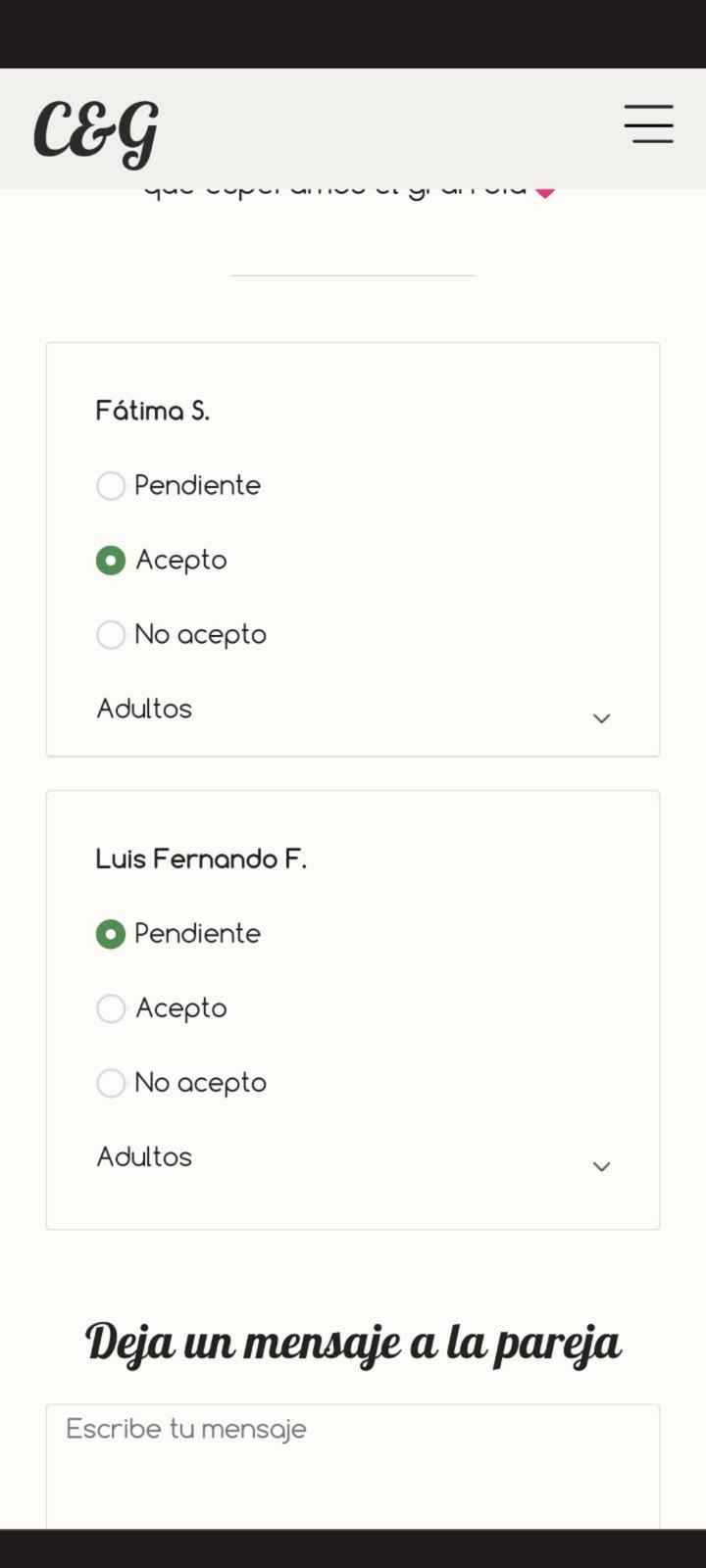 Ayuda con lista de invitados - 1