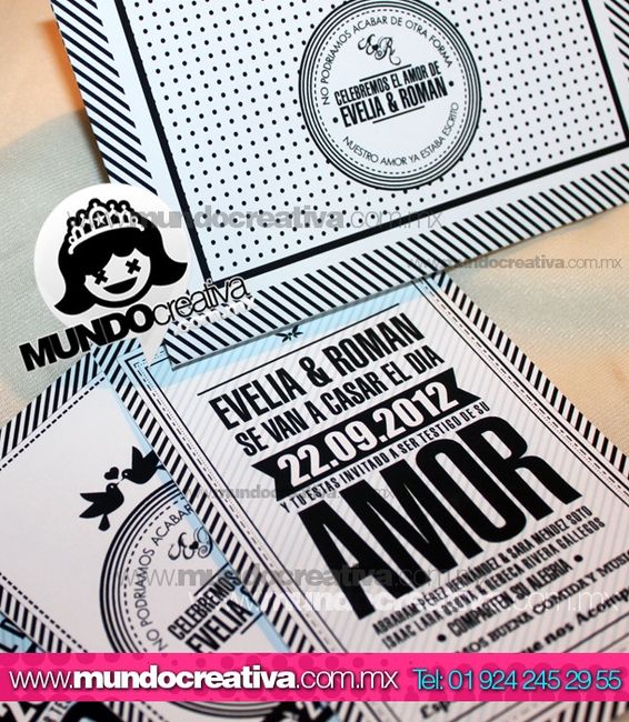 Invitaciones para Boda Civil o Religiosa♡ - 8