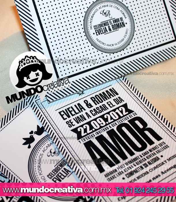 Invitaciones para Boda Civil o Religiosa♡ - 8