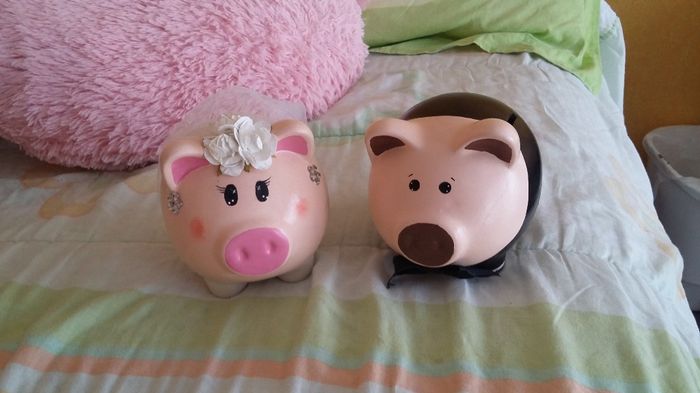 nuestras alcancías de puerquitos