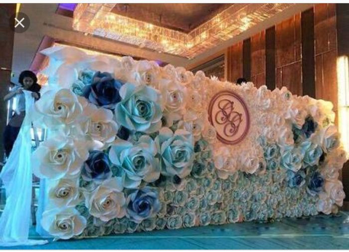 Pared de flores como decoración 6