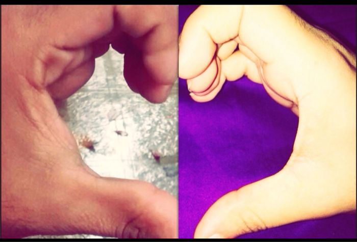 Manitas de corazón, fotografias de corazoncitos con sus manos. Las tienen? - 1