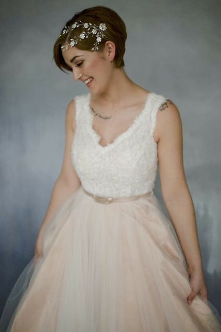 Novias de cabello corto ❤️ - 6