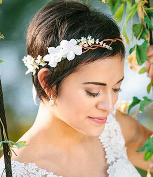 Novias de cabello corto ❤️ - 8