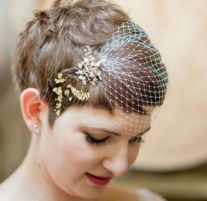 Novias de cabello corto ❤️ - 13