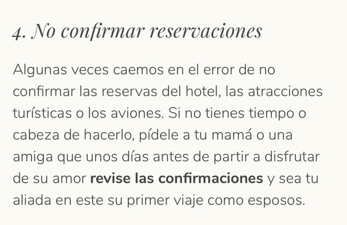 8 errores en la luna de miel! - 4