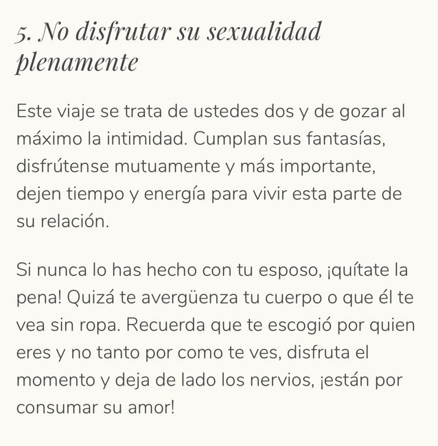 8 errores en la luna de miel! - 5