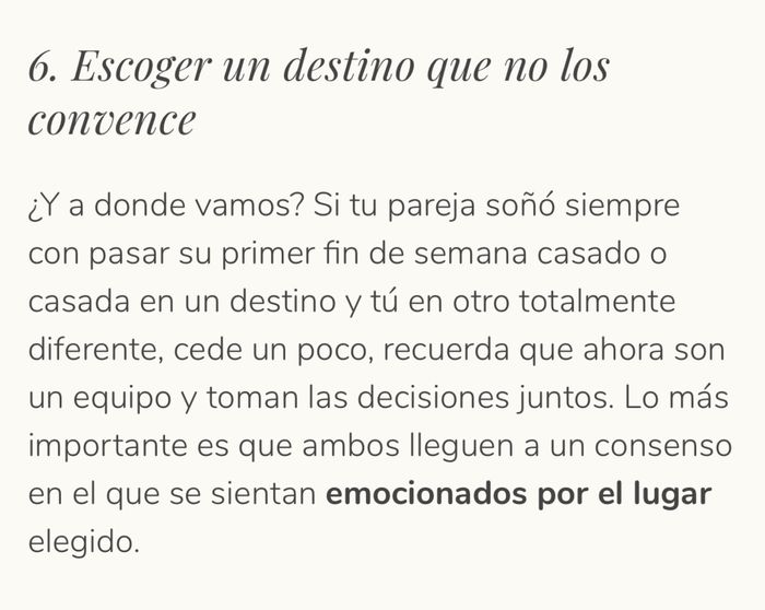 8 errores en la luna de miel! - 6