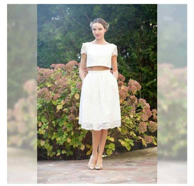 Novias con crop tops - 1