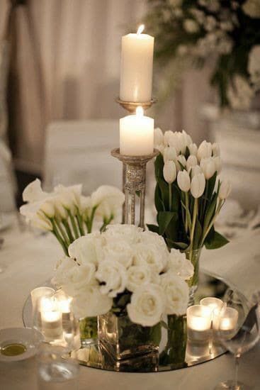 Centros de mesa con velas - 13