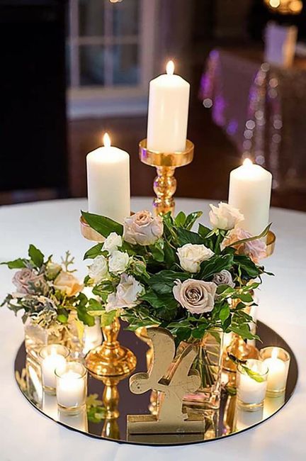 Centros de mesa con velas - 15