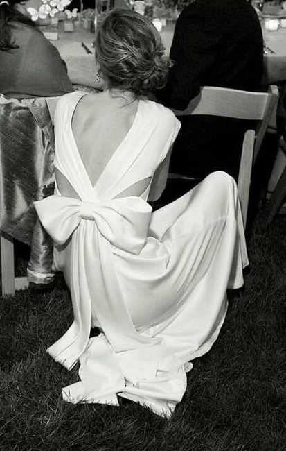 Vestidos de novia con moño - 4