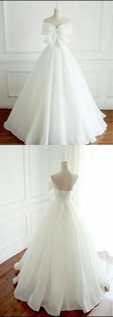 Vestidos de novia con moño - 5