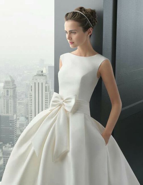 Vestidos de novia con moño - 7