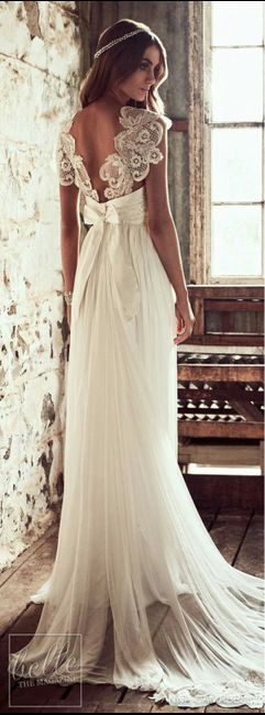 Vestidos de novia con moño - 12