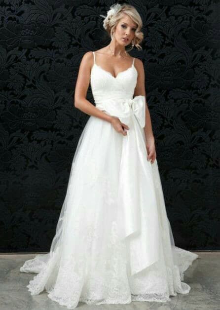 Vestidos de novia con moño - 19