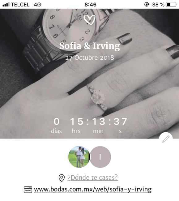 Avances a 20 días 👰 - 1