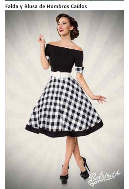 Vestidos para Damas años 50´s - 1