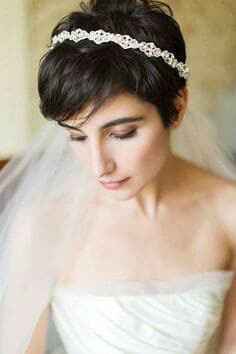 Novias de cabello corto ❤️ - 10