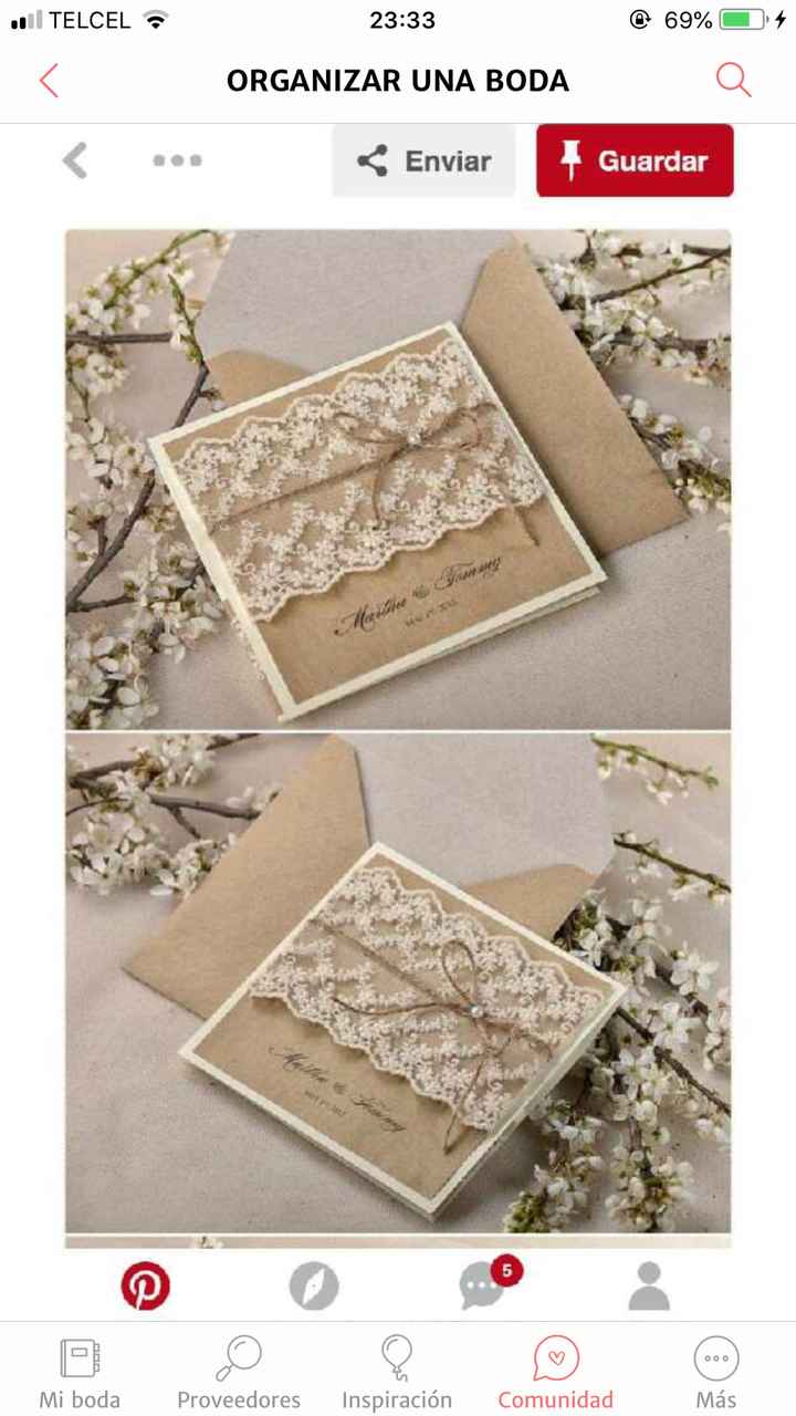 Invitaciones. - 1