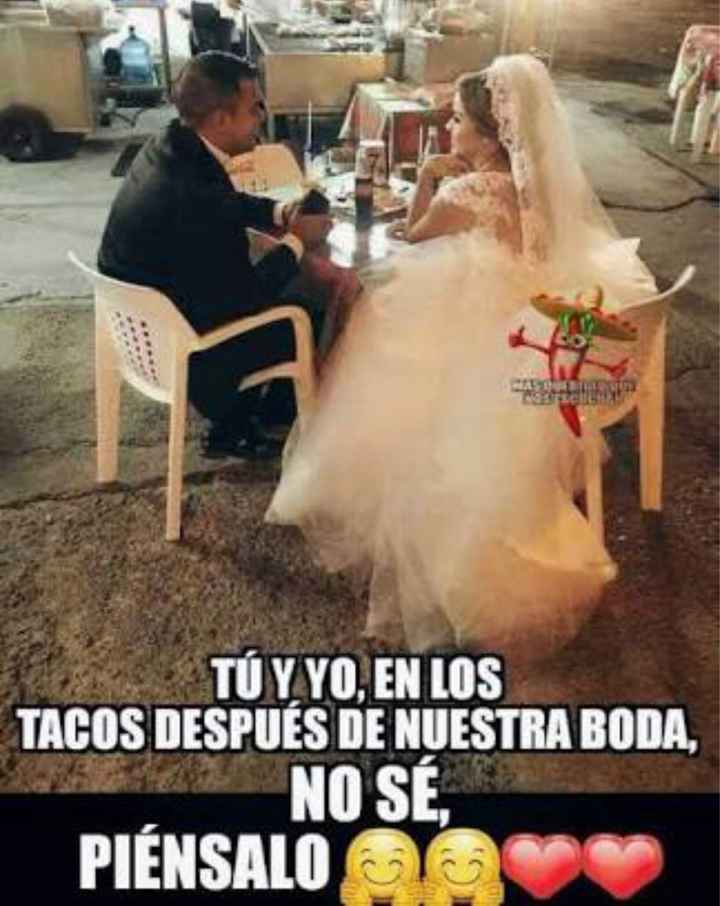 Cuantas así el día de la boda - 1