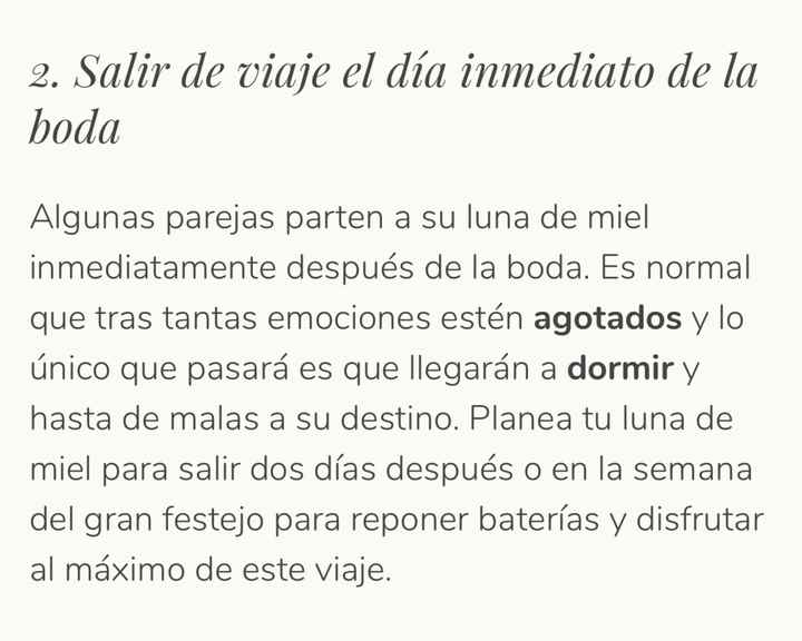 8 errores en la luna de miel! - 1