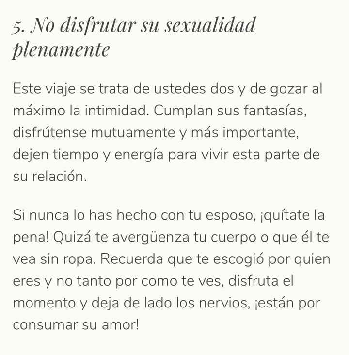 8 errores en la luna de miel! - 5